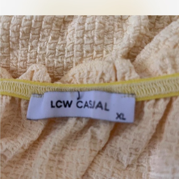 Love Tree Yellow Ruffle Blouse - Picture 3 of 3